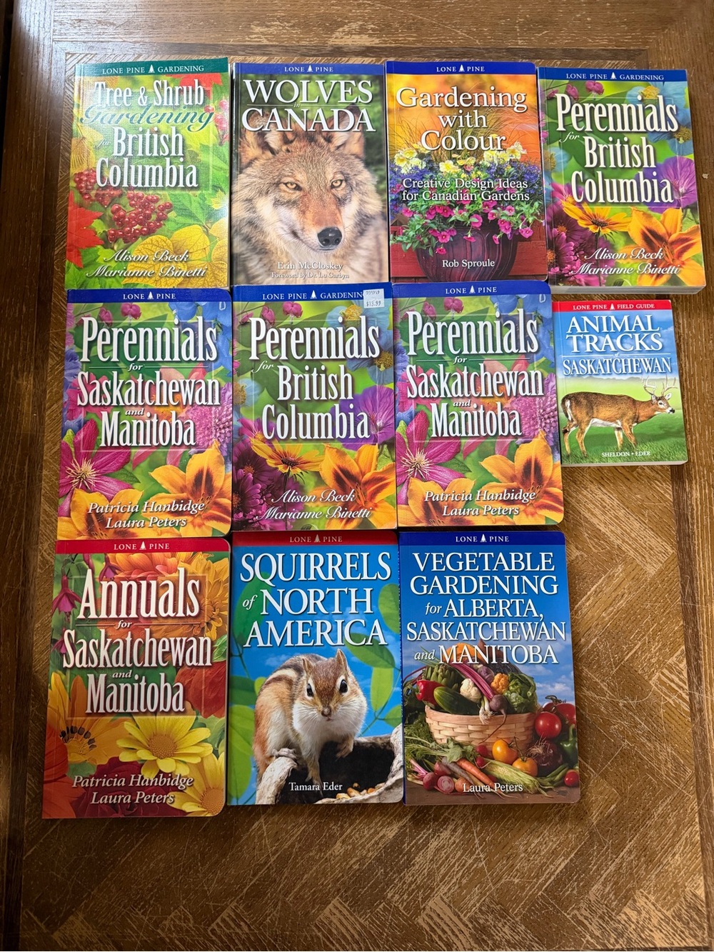 Lone Pine Gardening, Flowers, and Animal Books (2 for $30)